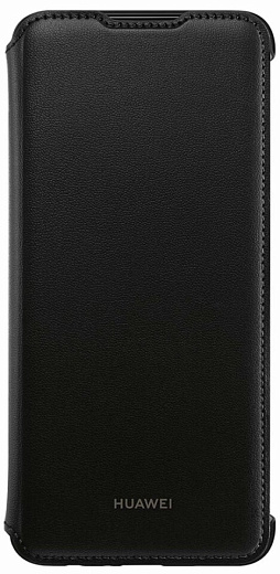 Чехол оригинальный Flip Cover для Huawei Y7 2019 (черный)